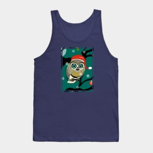 Christmas Owl Tank Top